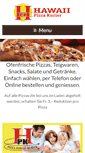 Mobile Screenshot of pizzahawaii.ch